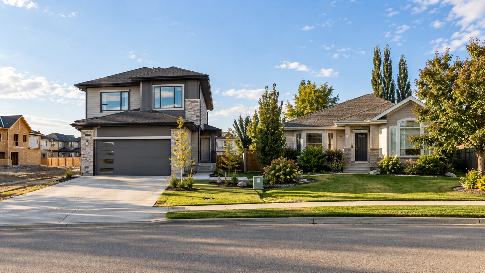 Resale homes in an established Edmonton neighbourhood